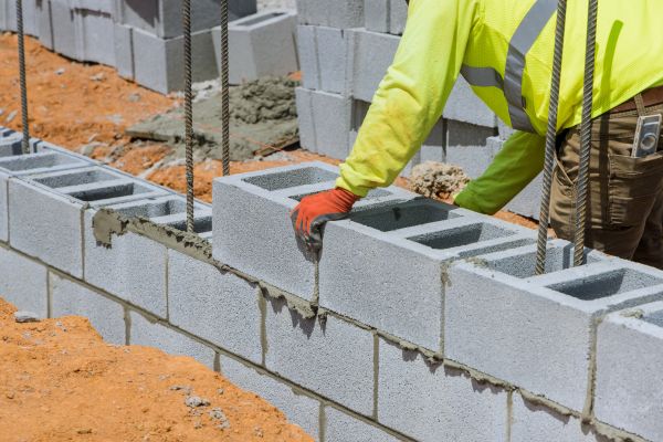 Concrete Blocks Installation in Auburn
