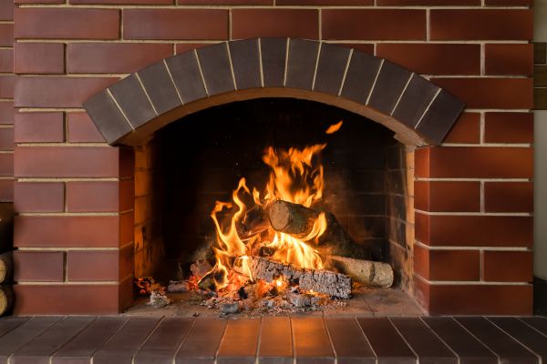Brick Fireplace Installation in Auburn