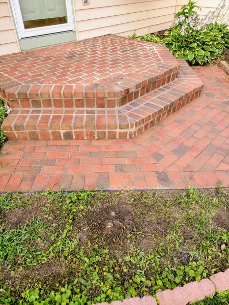 Brick Stoop Repair in Auburn